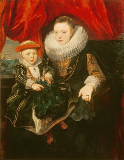 Portrait of a Woman and Child by Anthony van Dyck